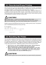 Предварительный просмотр 28 страницы Citizen CT-P290 User Manual