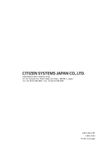 Предварительный просмотр 37 страницы Citizen CT-P290 User Manual