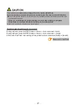 Предварительный просмотр 27 страницы Citizen CT-S751 User Manual