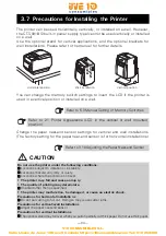 Предварительный просмотр 38 страницы Citizen CT-S801 II User Manual