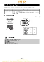 Предварительный просмотр 61 страницы Citizen CT-S801 II User Manual