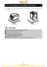 Предварительный просмотр 37 страницы Citizen CT-S851 II User Manual