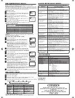 Предварительный просмотр 8 страницы Citizen CTV192A Owner'S Manual