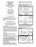 Предварительный просмотр 1 страницы Citizen CTZ-B6810 Instruction Manual