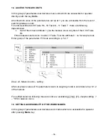 Preview for 34 page of Citizen CX 165 Operating Instructions Manual