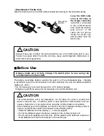 Preview for 11 page of Citizen Cyber Aqualand D700 Instruction Manual