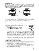 Preview for 29 page of Citizen Cyber Aqualand D700 Instruction Manual