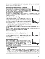 Preview for 37 page of Citizen Cyber Aqualand D700 Instruction Manual