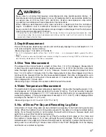 Preview for 47 page of Citizen Cyber Aqualand D700 Instruction Manual