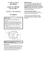 Предварительный просмотр 1 страницы Citizen Eco-Drive CTZ B6818 Instruction Manual