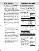 Предварительный просмотр 16 страницы Citizen JCTV1586 Instruction Manual