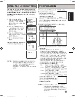 Preview for 13 page of Citizen JCTV1600 Instruction Manual