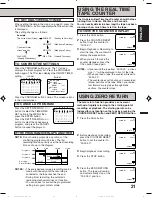 Preview for 21 page of Citizen JCTV1600 Instruction Manual