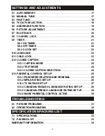 Preview for 6 page of Citizen JCTV2110 Operating Manual