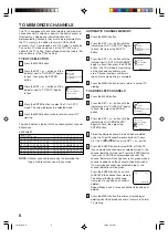 Предварительный просмотр 8 страницы Citizen JCTV3241XB Instruction Manual