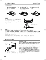 Предварительный просмотр 10 страницы Citizen JDVD1900B Instruction Manual