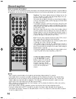 Предварительный просмотр 16 страницы Citizen JDVD1900B Instruction Manual