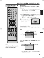 Предварительный просмотр 23 страницы Citizen JDVD1900B Instruction Manual