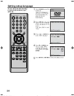 Предварительный просмотр 24 страницы Citizen JDVD1900B Instruction Manual