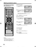 Предварительный просмотр 30 страницы Citizen JDVD1900B Instruction Manual