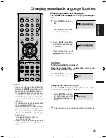 Предварительный просмотр 31 страницы Citizen JDVD1900B Instruction Manual