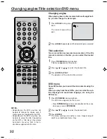 Предварительный просмотр 32 страницы Citizen JDVD1900B Instruction Manual