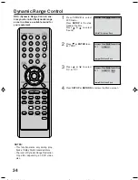 Предварительный просмотр 34 страницы Citizen JDVD1900B Instruction Manual