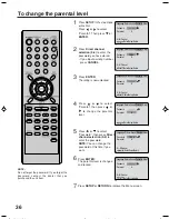 Предварительный просмотр 36 страницы Citizen JDVD1900B Instruction Manual