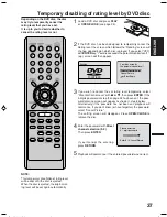 Предварительный просмотр 37 страницы Citizen JDVD1900B Instruction Manual