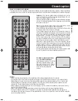 Предварительный просмотр 21 страницы Citizen JDVD3020B Operating Manual