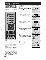 Предварительный просмотр 24 страницы Citizen JDVD3020B Operating Manual