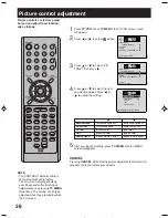 Предварительный просмотр 26 страницы Citizen JDVD3020B Operating Manual