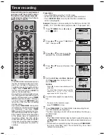 Предварительный просмотр 36 страницы Citizen JDVD3020B Operating Manual