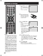 Предварительный просмотр 44 страницы Citizen JDVD3020B Operating Manual