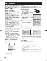 Предварительный просмотр 46 страницы Citizen JDVD3020B Operating Manual