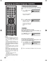 Предварительный просмотр 50 страницы Citizen JDVD3020B Operating Manual