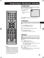 Предварительный просмотр 51 страницы Citizen JDVD3020B Operating Manual