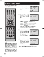 Предварительный просмотр 54 страницы Citizen JDVD3020B Operating Manual