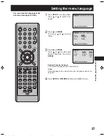 Предварительный просмотр 57 страницы Citizen JDVD3020B Operating Manual