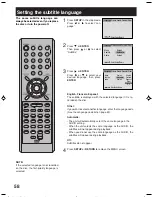 Предварительный просмотр 58 страницы Citizen JDVD3020B Operating Manual