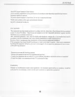 Предварительный просмотр 5 страницы Citizen JDVD3842 User Manual