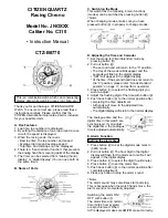 Предварительный просмотр 1 страницы Citizen JNOXXX CTZ-B6770 Instruction Manual