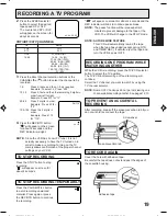 Preview for 19 page of Citizen JVHS3990C Instruction Manual