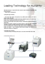 Предварительный просмотр 2 страницы Citizen Mini Printer Product Manual