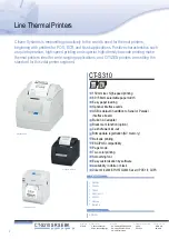 Предварительный просмотр 6 страницы Citizen Mini Printer Product Manual