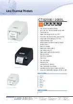 Предварительный просмотр 8 страницы Citizen Mini Printer Product Manual