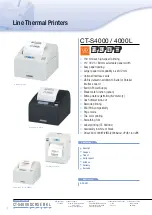 Предварительный просмотр 10 страницы Citizen Mini Printer Product Manual