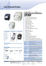 Предварительный просмотр 12 страницы Citizen Mini Printer Product Manual