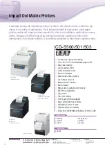 Предварительный просмотр 22 страницы Citizen Mini Printer Product Manual