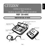 Citizen REF CH-481C Instruction Manual preview